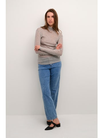 Karen By Simonsen Langarm-Shirt DollyKB Slim fit in Opal Gray Melange