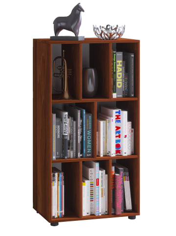 VCM  Holz Schallplatte LP Sideboard Regal Woltino in Kern-Nussbaum
