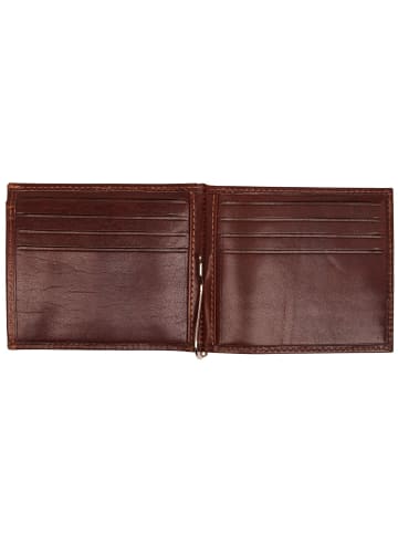 Golden Head Colorado Geldbörse RFID Leder 11 cm mit Geldscheinklammer in tabacco