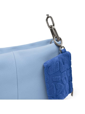 FREDs BRUDER Color Kiss Schultertasche Leder 32 cm aqua blue