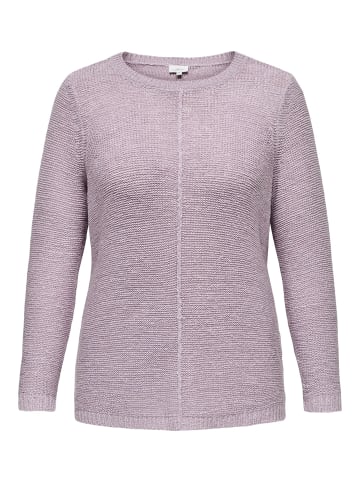 ONLY Carmakoma Strickpullover in Violet Ice