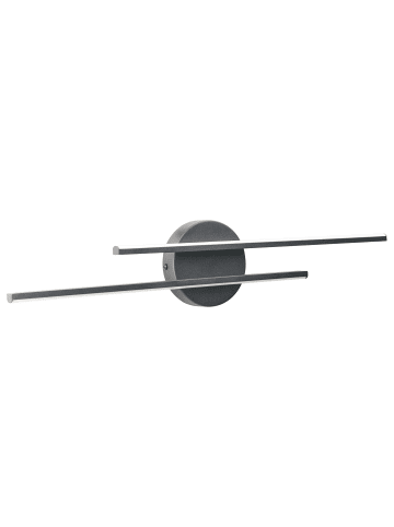 Beliani Spiegel- und Bilderleuchte TOUQUES in Schwarz/Weiß - (W) 60 x (H) 12 x (L) 3 cm