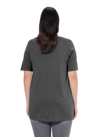 Ulla Popken Shirt in graphitgrau