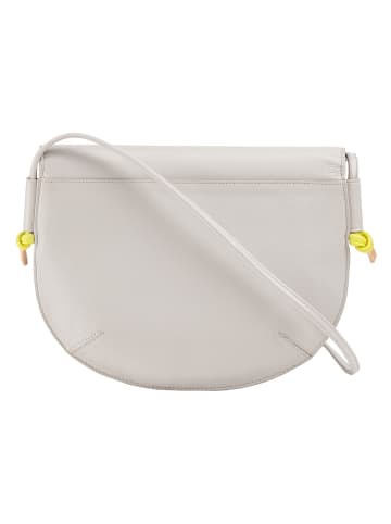 DuDu Skye Umhängetasche Leder 21 cm pearl grey