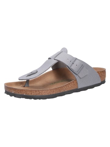 Birkenstock Tieffußbett Pantolette in grau