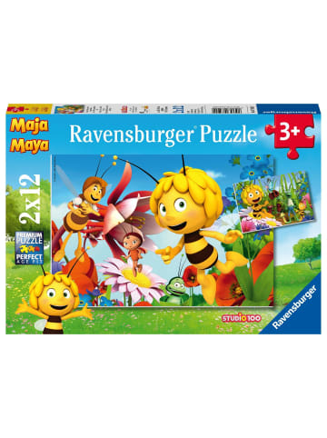 Ravensburger Biene Maja auf der Blumenwiese 2 X 12 Teile