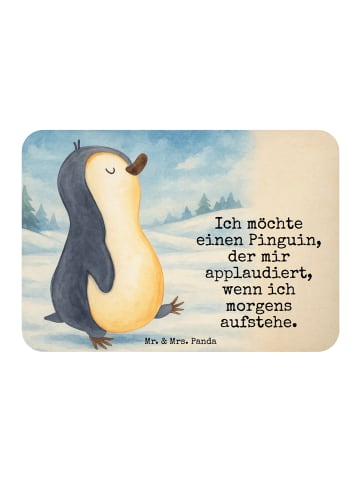 Mr. & Mrs. Panda magnet Pinguin mHerzieren Design mit Spruch in Weiß