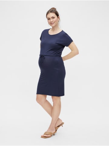 mama licious Umstands Kleid Kurzarm Dress Schwangerschaft Still Mode MLALISON in Navy