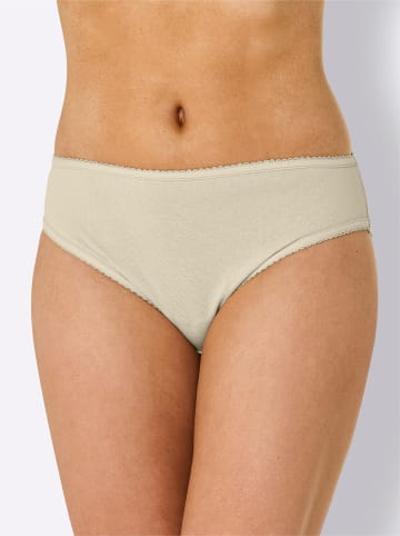 WITT WEIDEN Bikinislip in steingrau + sand + bordeaux