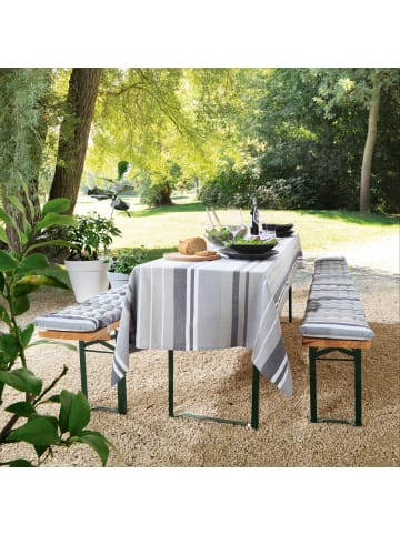 REDBEST Baumwolle, Gewebt Bierbank-Auflage 2er-Pack in grau