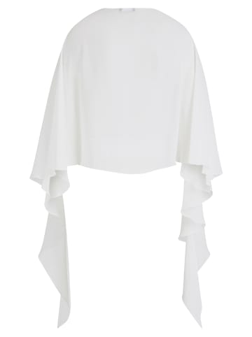 Vera Mont Chiffonstola mit Volant in Rohweiß