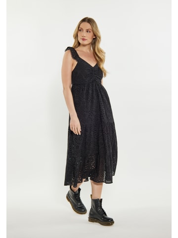 DreiMaster Damen Kleid in Schwarz
