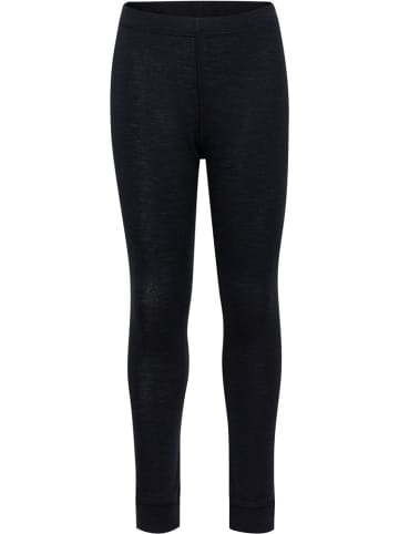 Hummel Kinder Leggings "Wool Rib Tights" in Schwarz