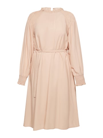 Usha Damen Midikleid in Rosa Beige