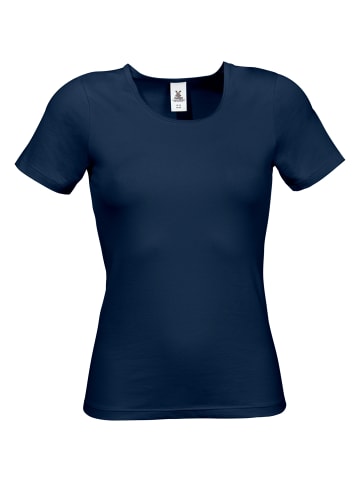 Erwin Müller Baumwolle, Single-Jersey Unterhemd, 1/2-Arm 2er-Pack in marine