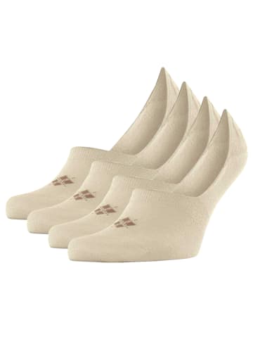 Burlington Socken 4er Pack in Beige