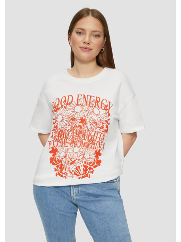 QS T-Shirt in 01D0_weiß