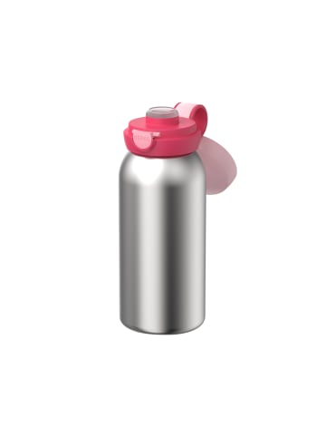 Mepal Edelstahl-Trinkflasche mit Klappdeckel Campus in 600 ml in Cool Pink