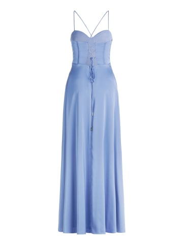 Vera Mont Abendkleid mit Wasserfallausschnitt in Smoky Lavender
