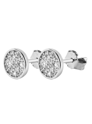 Adeliás Damen Ohrringe – Ohrstecker aus 925 Silber in silber