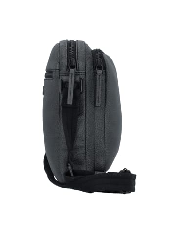 PICARD Casual Umhängetasche Leder 18 cm in schwarz