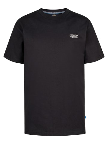 Petrol Industries T-Shirt mit Rückenaufdruck Oceanpoint in Schwarz