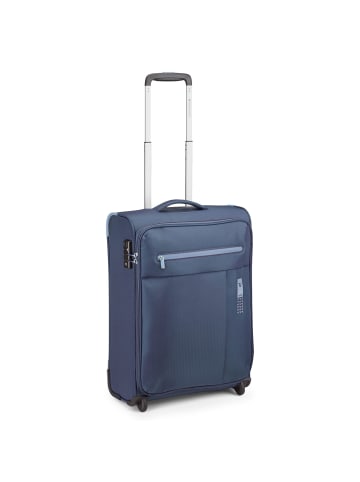 Roncato Lite Soft Neon 2 Rollen Kabinentrolley 55 cm in navy blau