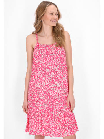 myMo Women Dress in pink white