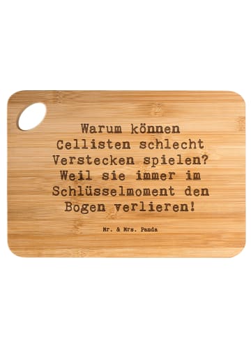 Mr. & Mrs. Panda Schneidebrett Spruch Zeichenllo Schlüsselmoment mit ... in Braun