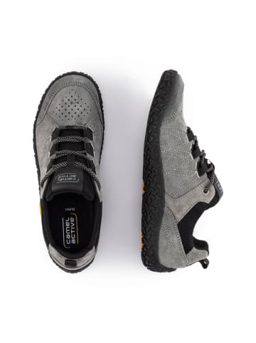 Camel Active Sneaker aus Nubukleder und Textil in Grau