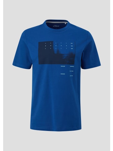 s.Oliver T-Shirt in 56D2_ozeanblau