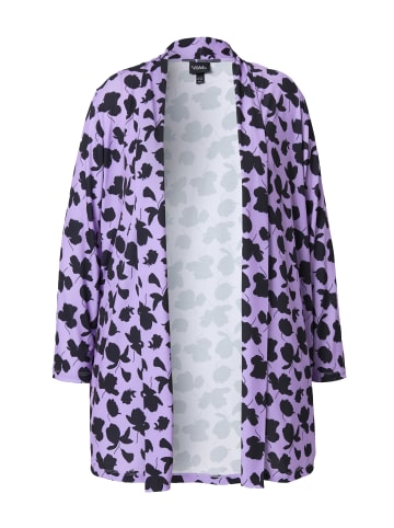 Ulla Popken Shirtjacke in schwarz