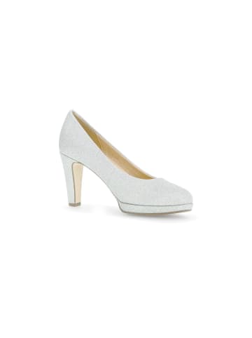 Gabor Plateau Pumps in silber