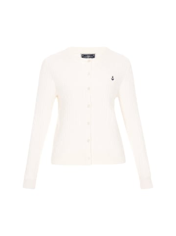 DreiMaster Maritim Cardigan in offwhite