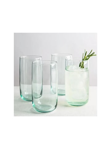 Pasabahce Pasabahce 3-Teilig Iconic Wassergläser Wasser-Gläser Ikonisches Hi-Ball Glas 270 cc in Grau