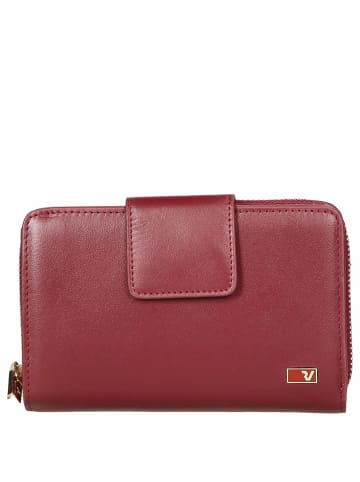 Roncato Firenze 2.0 - Damengeldbörse 18cc 15 cm RFID (nero) in bordeaux