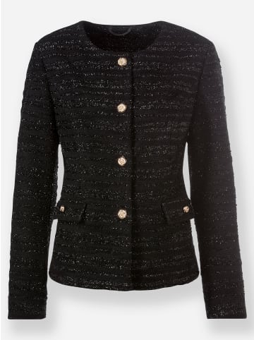 Heine Jersey-Blazer in schwarz