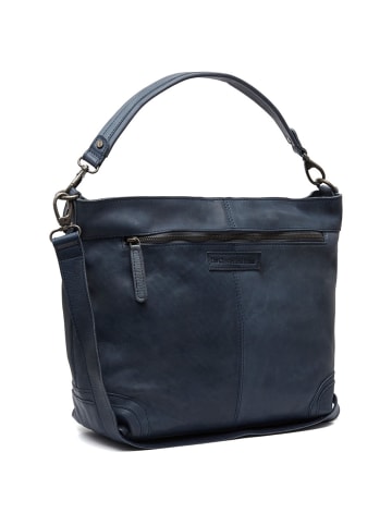 The Chesterfield Brand Bolivia Schultertasche Leder 32 cm in navy
