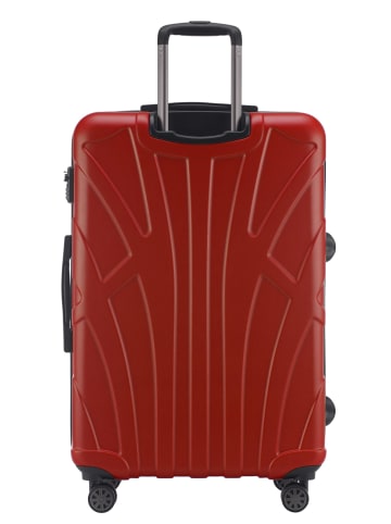 suitline Großer Reisekoffer erweiterbar XL Koffer 4 Rollen TSA 110 L in Rot