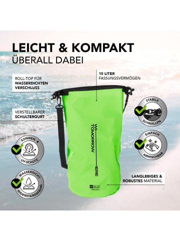 Where Tomorrow PVC dry bag Style 02 10L grün grün