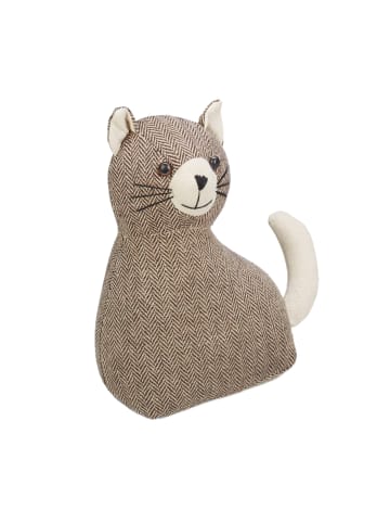 relaxdays Türstopper "Katze" in Braun