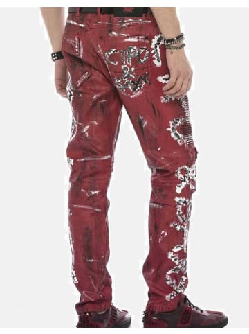 Cipo & Baxx Jeans DENIM in RED