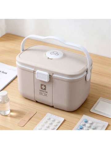 Medizinbox in Beige