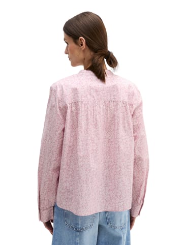 Marc O'Polo Geraffte Bluse loose in Light Pink