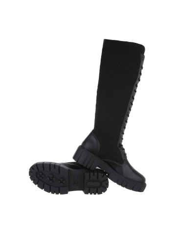 Ital-Design Stiefel in Schwarz