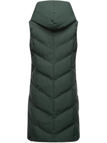 ragwear Steppweste Natalka Vest in Dark Green23