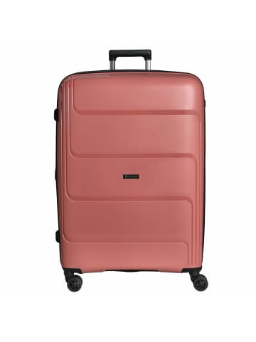 Check.In St. Louis - 4-Rollen-Trolley 77 cm erw. (altrosa) in altrosa