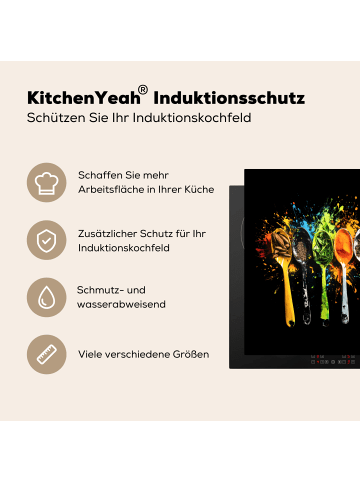 KitchenYeah Herdabdeckplatte Löffel Kräuter