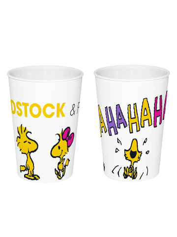 Geda Labels Trinkbecher Peanuts Woodstock 2er Set in Gelb - 330ml