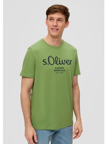 S. Oliver T-Shirt kurzarm in Grün